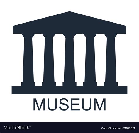 Museum icon Royalty Free Vector Image - VectorStock