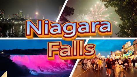 Niagara Falls in Night 4K - YouTube