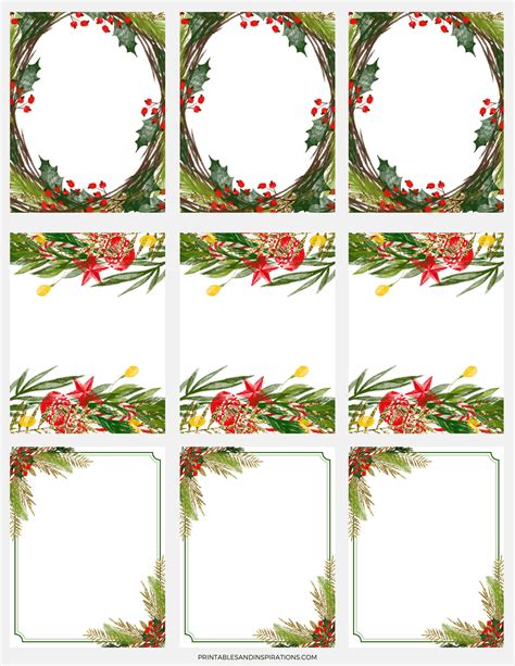 Free Digital Paper For Christmas Decorations, Gift Tags And Stickers! - Printables and Inspirations