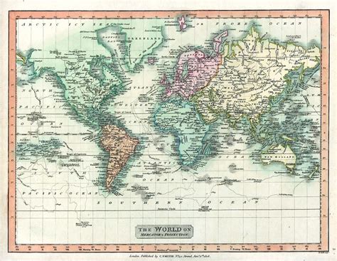 Stock images - high resolution antique maps of the world