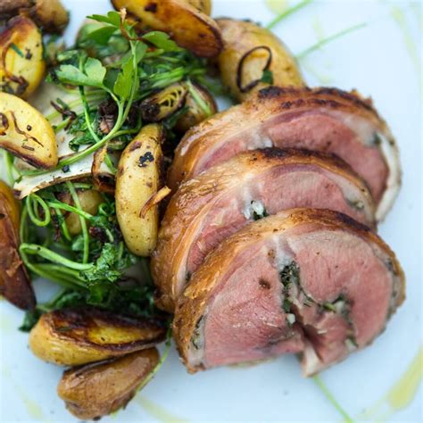 Lamb Loin Roast Recipe Rolled with Herbs