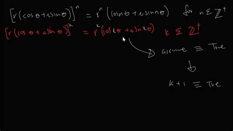 Proof of De Moivre's Formula: principle of mathematical induction - YouTube