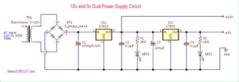 5v power supply circuit diagram - Circuit Diagram