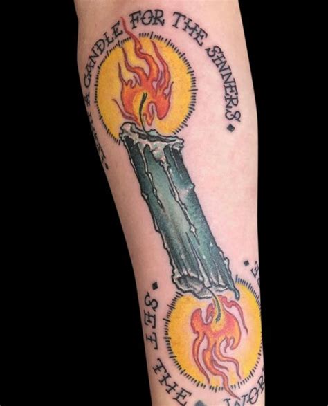 Candle Burning at Both Ends Tattoo. - MELTBLOGS