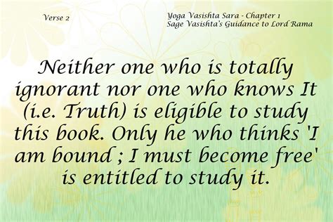 Yoga Vasishta Quote 2 - Timeless Teachings Of India