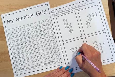 Number Grid Puzzles/Place Value/Brain Builders/Math Puzzles/Math Centers/Fun