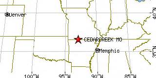 Cedarcreek, Missouri (MO) ~ population data, races, housing & economy