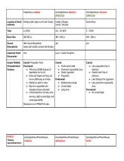 Hominin Species Comparison chart.docx - Ardipithecus ramidus ...