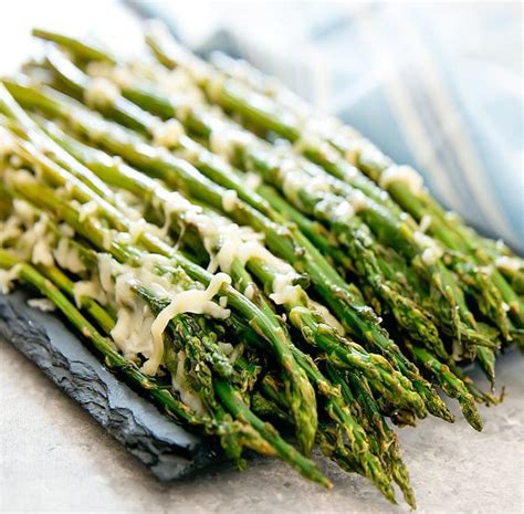 Garlic Parmesan Roasted Asparagus - Kirbie's Cravings