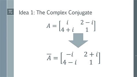 How to Find the Conjugate Transpose of a Matrix Worked Example - YouTube