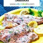 Grilled Salmon with Lemon and Herbs | Urban Bliss Life