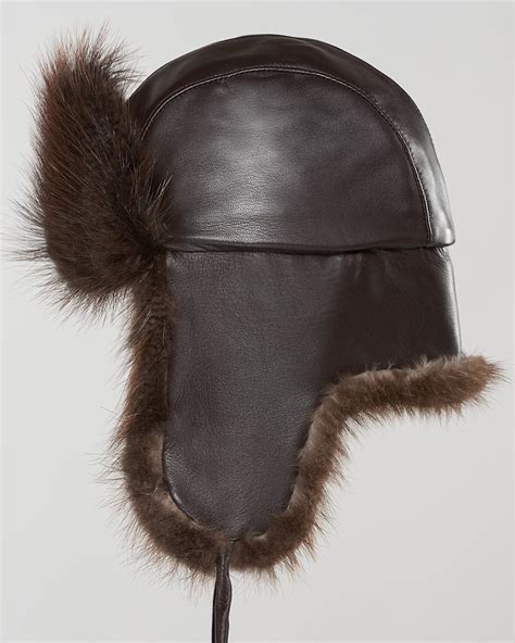 The Swiss Alps Beaver Fur Trapper Hat: FurHatWorld.com