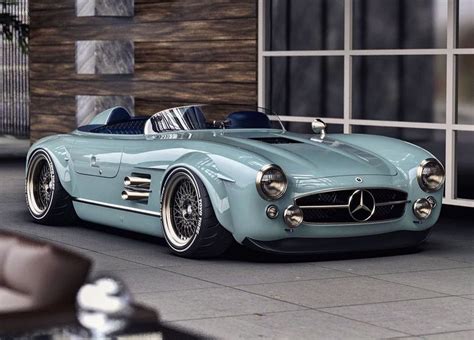 1954 Mercedes 300SL body mated with a 2002 SLK 32 AMG. | Retro Rides