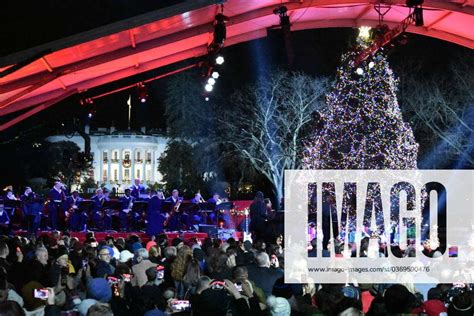 National Christmas Tree Lighting 2023 At The White House Ellipse In Washington, US - 30 Nov