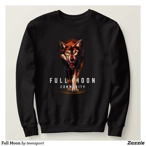 Full Moon Sweatshirt | Sweatshirts, Sweatshirts hoodie, Outfit accessories