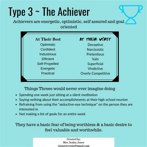 Are you a Type 3 – Achiever? | Enneagram, Personality types, Enneagram type 3