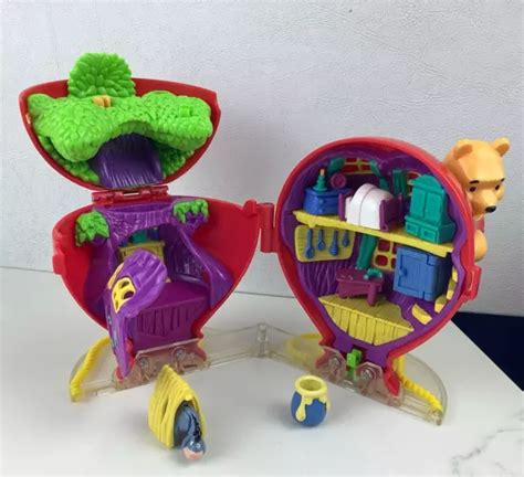 VINTAGE BLUEBIRD POLLY Pocket Disney Winnie Pooh Red Balloon Playset w ...