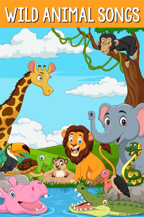 Wild Animal Songs for Preschool | Zoo | Jungle - Pre-K Pages | Animals ...