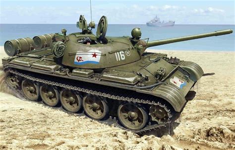 Soviet Marine T-55A early mod.1965 | Танк, Модели, Броня
