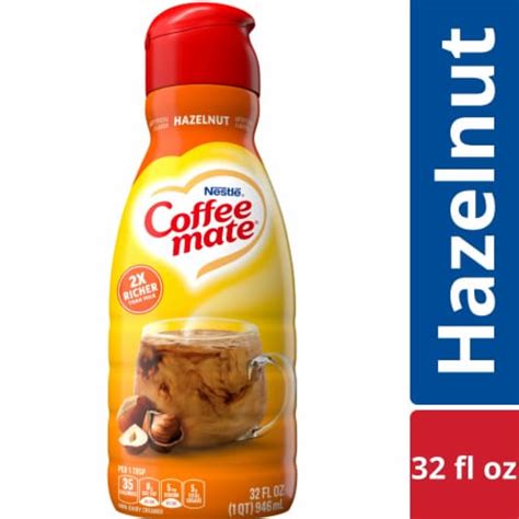 Coffee mate Hazelnut Liquid Coffee Creamer, 32 FL OZ - Kroger