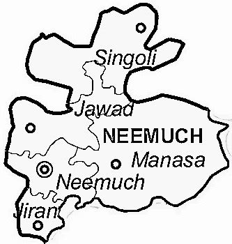 Neemuch District | Neemuch District Map