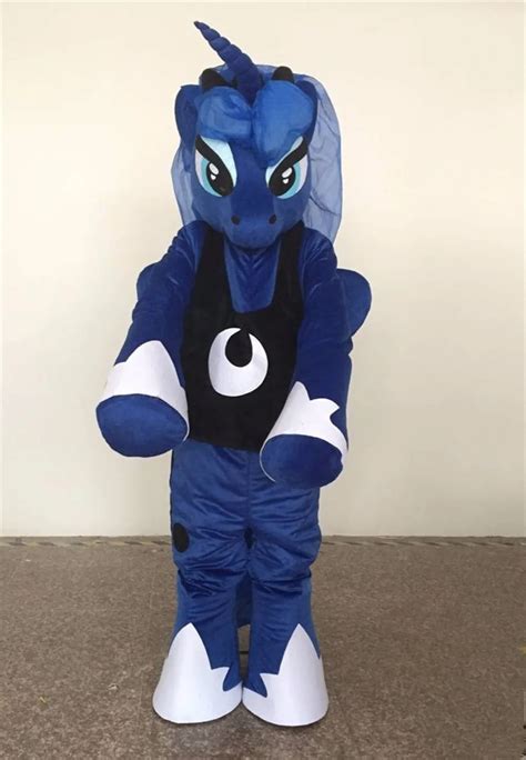 Princess Luna Mascot Costume My little Pony Horse Halloween Party ...