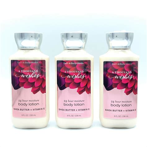 Bath and Body Works A Thousand Wishes 8-fl oz Super Smooth Body Lotion 3-Pack - Walmart.com