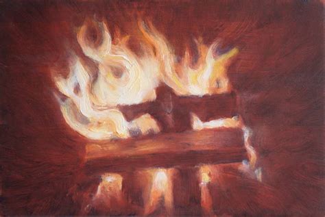 Burn (prophet) Painting by Russell Honeyman | Saatchi Art