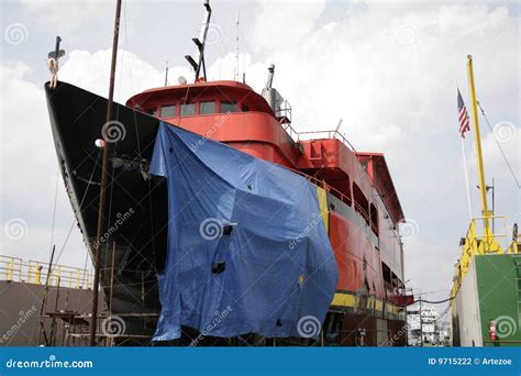 Damaged Ship stock photo. Image of ship, damaged, renovation - 9715222