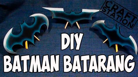 How to make Batman little Batarang's Diy with templates - YouTube