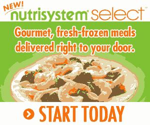 Nutrisystem Select Diet Frozen Foods