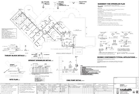 PJH Fire Sprinkler Design, L.L.C. | Sample Drawings