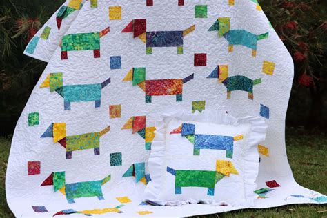 The Sausage Dog Quilt Pattern - Etsy