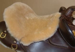 JMS 100% Merino Wool Sheepskin Fleece Aussie Saddle Seat Cushion! Fits ...