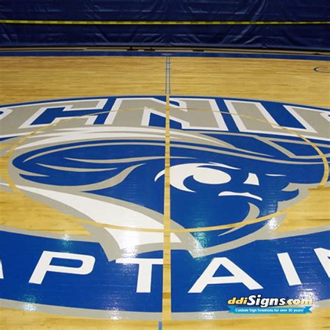 Painted Basketball Floor Logos | Court Logos & Lettering