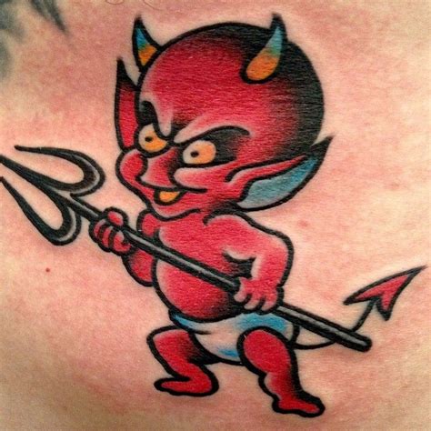 @smithstreettattooparlour on Instagram: “@steveboltz” | Tattoos, Demon tattoo, Religous tattoo