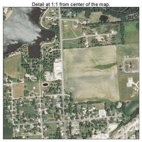 Aerial Photography Map of Pittsfield, IL Illinois