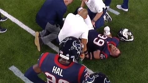 JJ Watt Season-Ending Knee Injury vs. Chiefs | NFL - YouTube