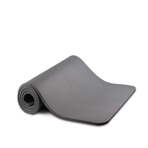 Yoga Mat Grey 20mm with Strap, योगा करने के लिए चटाई, योगा मैट ...