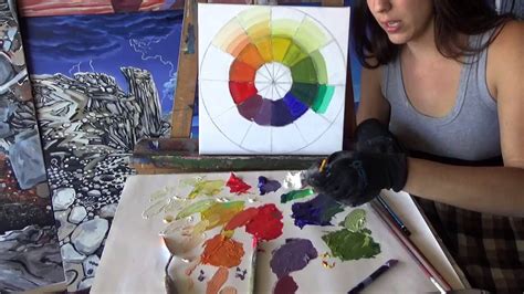 Introduction to Mixing Colors using Oil Paints - YouTube