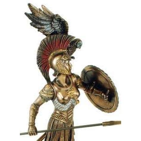 Athena Warrior Goddess of Wisdom Greek Goddess Bronze Statue