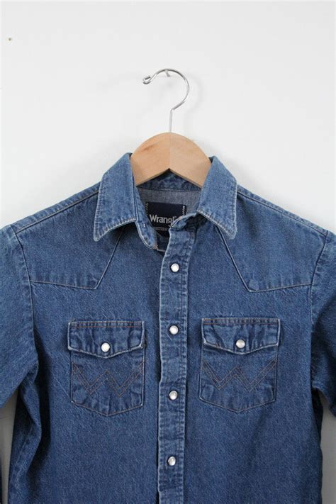 vintage Wrangler denim shirt – 86 Vintage