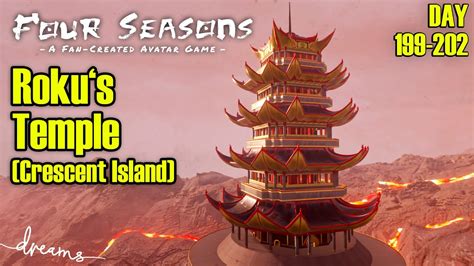 Creating an AVATAR Fan Game! | Roku's Temple on Crescent Island | [Day ...