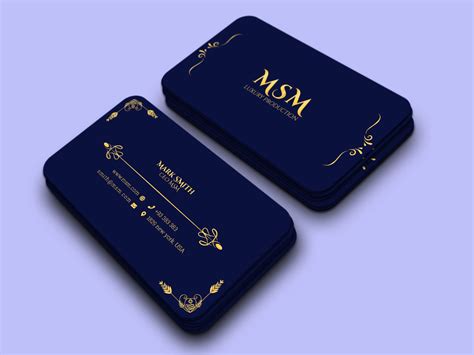 Luxury Premium Business Card Design