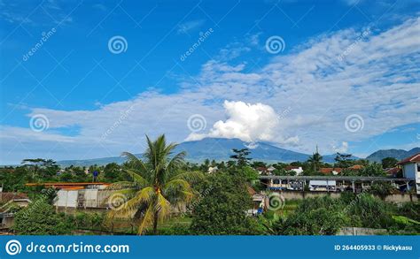 Gunung Gede Mountain stock image. Image of morning, grass - 264405933