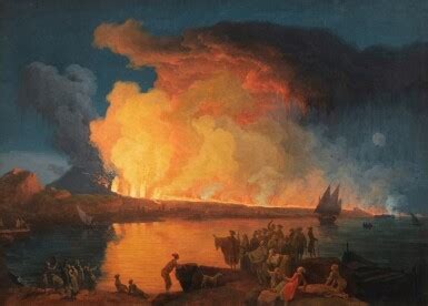 The eruption of Mount Vesuvius, 15 June 1794 | Old Master & 19th ...