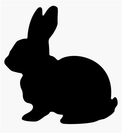 Clipart Image Easter Bunny Silhouette Svg