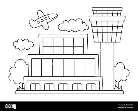 Airport Clipart Black And White at getphilipblog Blog