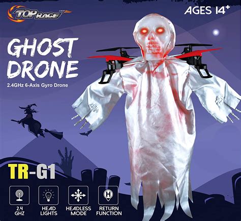 Top Race Halloween Ghost Drone, 6 Gyro 2.4 GHz Flying Ghost Quadcopter Drone Best Halloween ...