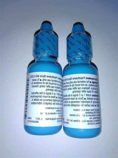 2 Blink GEL TEARS Lubricating Eye Drops 10mL